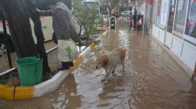 Ayvalık yine sular altında kaldı