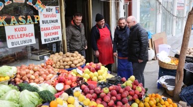 Başkan Bıyık esnafı gezdi