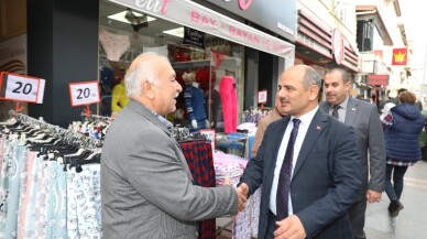 Başkan Söğüt, Ağadere Caddesi esnafıyla buluştu