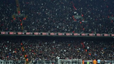 Beşiktaş’ta soğuğa rağmen tribünler doldu