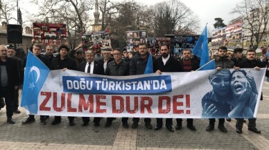 Bursa’da Doğu Türkistan eylemi