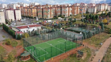 Çayırovalı çocukların halı saha hayali gerçek oldu