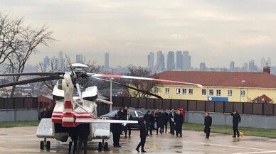 Cumhurbaşkanı Erdoğan helikopterle Gebze’ye hareket etti