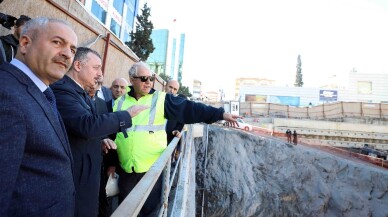 Gebze Metrosunda çalışmalar devam ediyor