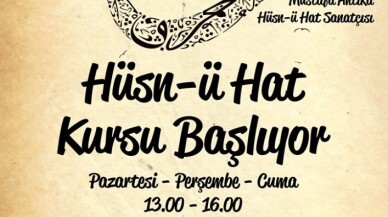 Gençlik Merkezi’nde hüsn-i hat kursu kayıtları başlıyor