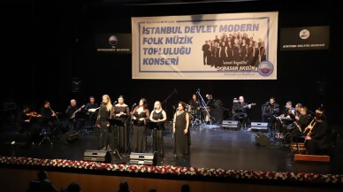 İstanbul Devlet Modern Folk Müzik Topluluğu Büyükçekmece’de konser verdi