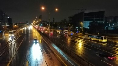 İstanbul’da yağmur etkili oluyor