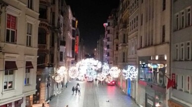 İstiklal Caddesi yeni yılda ışıl ışıl olacak