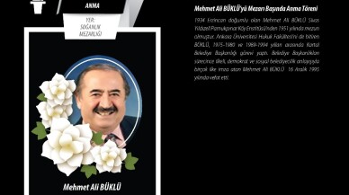 Kartal Belediyesi eski başkanlarından Mehmet Ali Büklü kabri başında anılacak