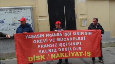 Nakliyat-İş’ten Fransız işçilerine destek