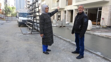 (Özel) Kartal’da çöken binada kızını kaybeden Güler Yılmaz, 301 gün sonra aynı yerde