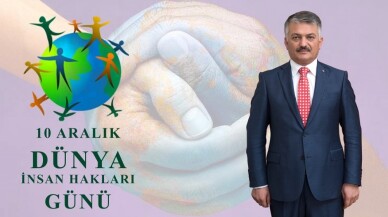 Vali Yazıcı’dan ’Dünya İnsan Hakları günü’ mesajı