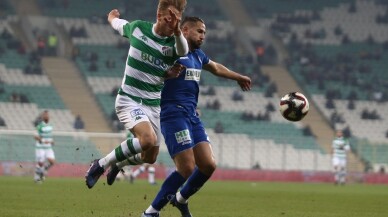 Ziraat Türkiye Kupası: Bursaspor: 0 - BB Erzurumspor: 1 (İlk yarı)