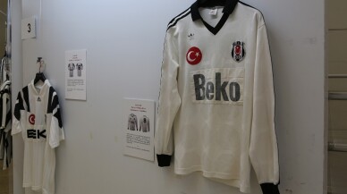 Beşiktaş’lı futbolcuların 1903’ten bu yana giydiği formalar bu sergide görücüye çıktı