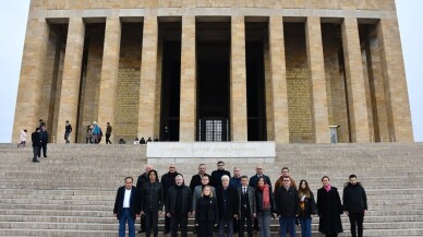 Büyükçekmeceli muhtarlardan Anıtkabir ziyareti