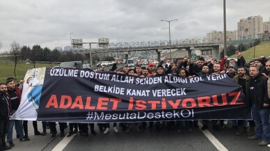 Yoğun bakımda hayat mücadelesi veren arkadaşları için TEM’i kapattılar