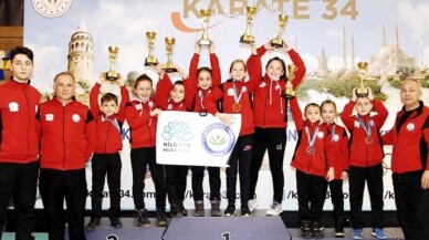 Nilüferli karatecilerden 8 kupa 5 madalya