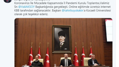 Online eğitimde ücretsiz internet Kocaeli Büyükşehir’den