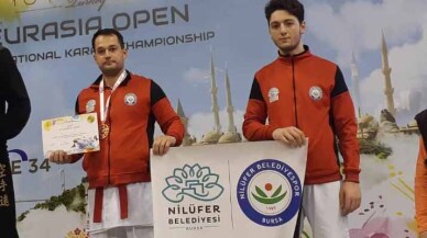 Nilüfer’e bir başarı da karateden