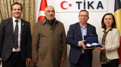 Trakya Üniversitesi heyeti Romanya'da TİKA ile görüştü