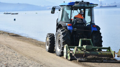 Gemlik Belediyesi yetkisine geçen sahillerde çalışmalara başladı
