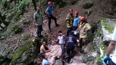 Bursa itfaiyesinden nefes kesen kurtarma