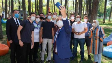 Bursa'da Açık Hava Kütüphanesi açıldı
