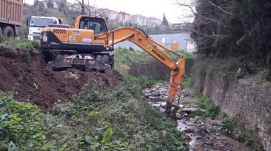 Kocaeli’de dere temizliği çalışmaları aralıksız sürüyor