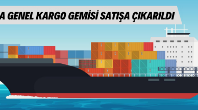 Yalova'daki kargo gemisi satışa çıkarıldı
