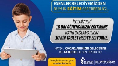 Esenler Belediyesi, bu sene farklı bir kampanya ile eğitime destek oluyor