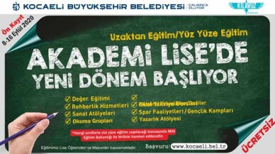 Kocaeli Akademi Lise’de yeni dönem kayıtları başladı