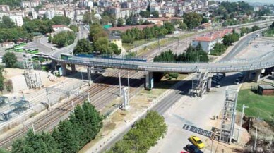 Tramvay güzergahına üç üstgeçit birden