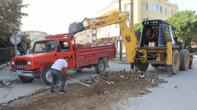 Burhaniye Bahçelievler Mahallesi’nin yolları yapılıyor