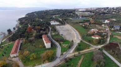 Darıca sahil parkı içindeki yol konforu arttırıldı