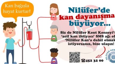 Nilüfer’de kan dayanışması büyüyor
