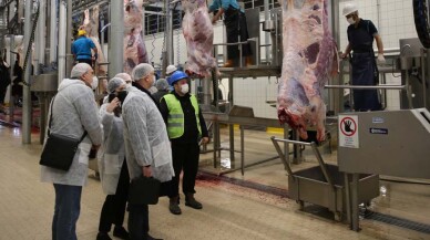 Ukrayna eski Sağlık Bakanından Büyükşehir Mezbahasına ziyaret