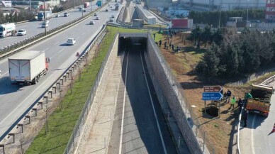 Stadın çimleri, Gebze Doğu Kavşağı’na seriliyor