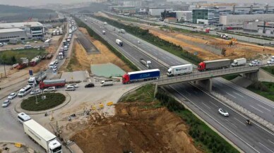 Gebze’deki dev projede çalışmalar Kuzey yan yolda yoğunlaştı