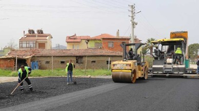 İskele Mahallesi Kabaağaç Caddesi Yol Çalışmasında Sona Gelindi