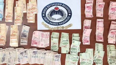 6 dilencinin üzerinden 6 bin 690 TL çıktı