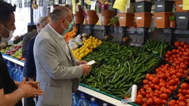 Başkan Sertaslan market denetiminde