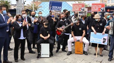 Bursa’da sanat sokağa taştı