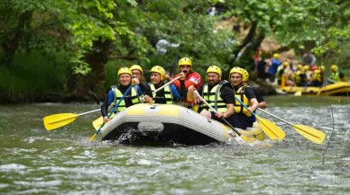 Marmara’nın rafting parkuru Bursa Orhaneli’de açıldı