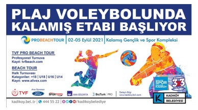 Plaj Voleybolu Turnuvasında Kadıköy Etabı Başlıyor