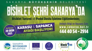 Bisiklet turizmi ve pedal dostu işletme eğitimleri Karasu ve Sapanca’da