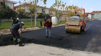 Serdivan’da 9 Sokak Daha Asfaltlandı