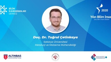 SAÜ'lü Doç. Dr. Tuğrul Çetinkaya, ‘2020 Genç Bilim İnsanı Ödülünü’ Kazandı