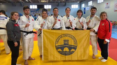 Trakya Üniversitesi Judo Takımı madalyalarla döndü