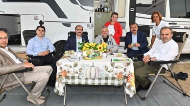 Kamp ve karavan tutkunları Bursa’da buluştu