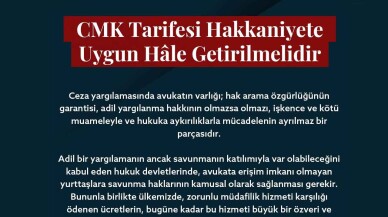 Baro Başkanlarından CMK Ücretleri için kademeli eylem kararı